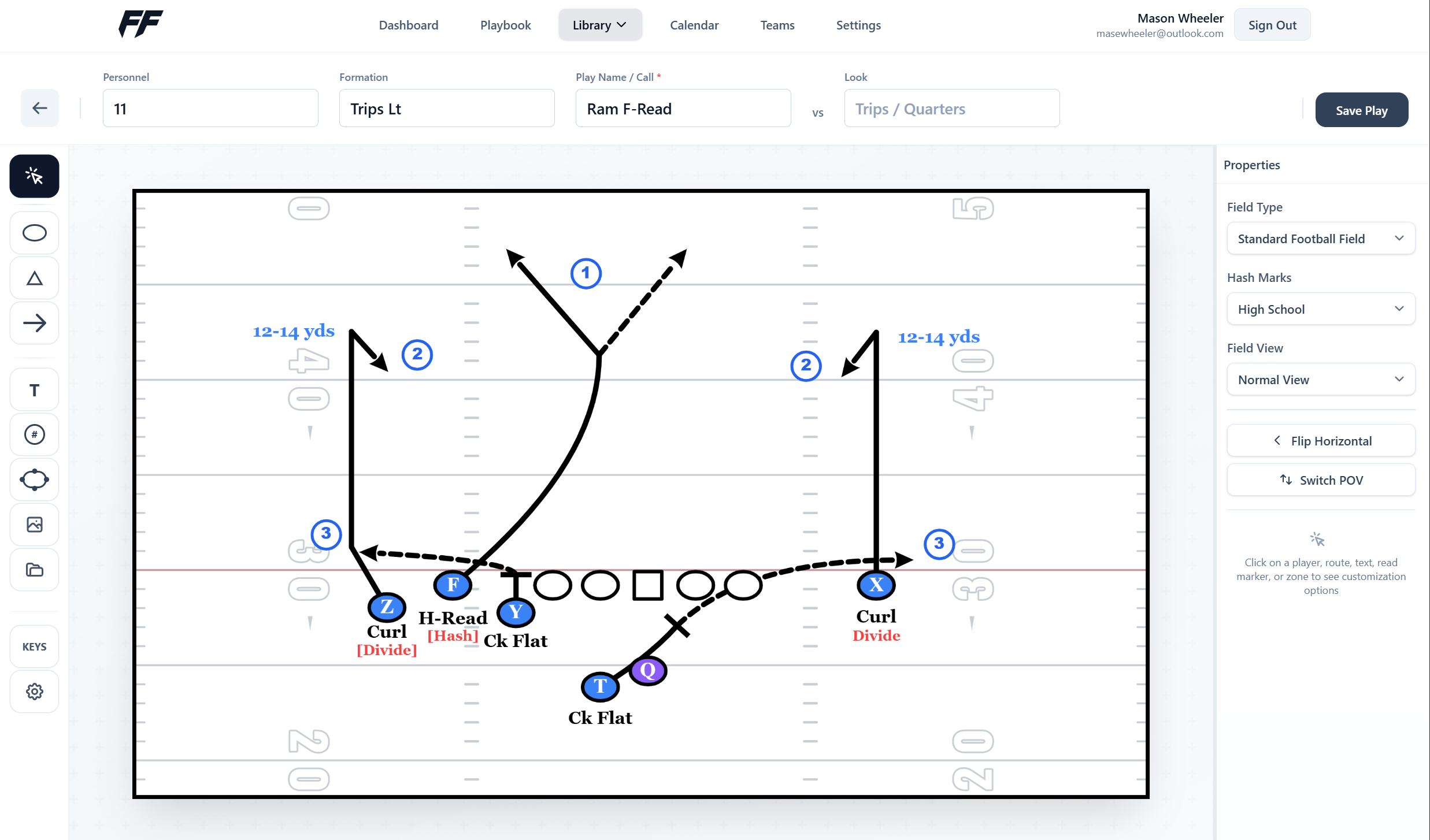 FieldFlow Play Design Interface